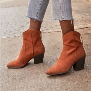 JustFab Welda Western Bootie